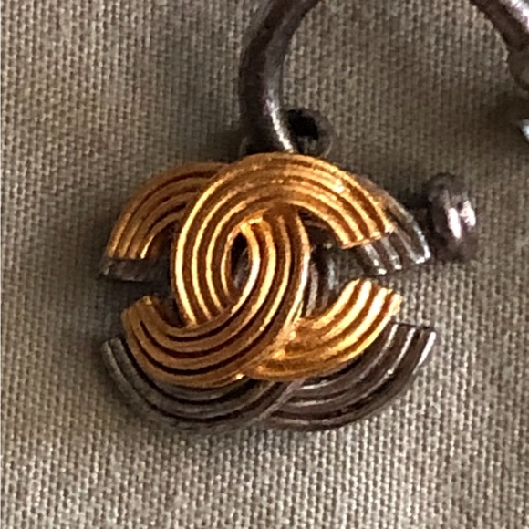 Chanel vintage double cc earring - Picture 3 of 6